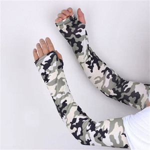 2024 Custom Logo Design Printing Multifunctional Polyester Silk Sports Arm <b>Gloves</b> for Golf Driving - Product Image 5