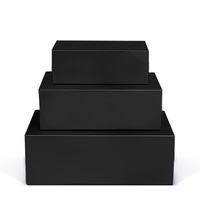 Boîte cadeau recyclable à aimant rigide doublure en éponge carton stratification brillante gaufrage pour bougies fleurs de la Saint-Valentin
