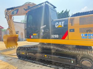 รถขุดตีนตะขาบ Caterpillar 329D2L มือสอง นำเข้าจากญี่ปุ่นแท้ รุ่น CAT 329D2L น้ำหนัก 29 ตัน รถขุดไฮดรอลิกสำหรับงานก่อสร้างหนัก สภาพดี - Product Image 1