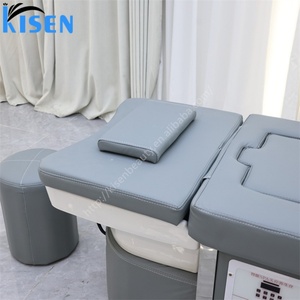 Kisen Home Use <b>Portable</b> Shampoo Bed Spa Sauna Scalp Massage Head Rest Water Circulation and Soothing Light Therapy - Product Image 5