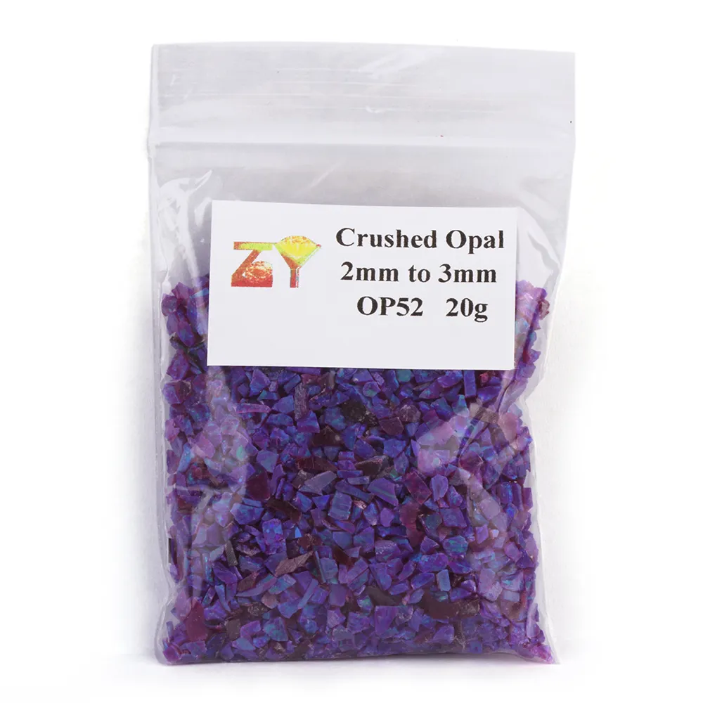 2mm to 3mm Purple Crushed OPAL, Synthetic OPAL CHIPS,Wholesale OPAL Crush