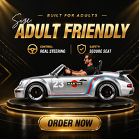 Kart électrique de drift 72V 50Ah pour adultes avec pneus résistants à l'usure pour centres de course intérieurs – Vente en gros directe usine