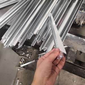 Các Thành Phần Lưới Trần Loại 38*24*3660 Trần Thép Mạ Kẽm Thanh <span class=keywords><strong>T</strong></span> Chính Cho Trần Thạch Cao - Product Image 1