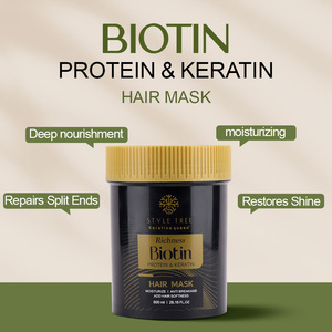 Juego de champú <span class=keywords><strong>y</strong></span> acondicionador de queratina de <span class=keywords><strong>biotina</strong></span> al por mayor juego de champú de pérdida de cabello sin sulfato orgánico para soporte del crecimiento del cabello - Product Image 5