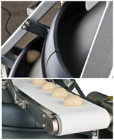Machine entièrement automatique pour la fabrication de tortillas, équipement de boulangerie, diviseuse et arrondisseuse de pâte molle volumétrique à vis