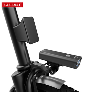 Support de fixation de phare en alliage d'aluminium spécialement conçu Gaciron H21B pour vélo pliant <span class=keywords><strong>Brompton</strong></span>, 100 °   Réglage, Noir - Product Image 3