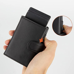 Casekey Vintage Source Factory Credit Card <b>Wallet</b> RFID Blocking <b>Trifold</b> Business Casual Coin Purse Microfiber Cards Cards - Product Image 1