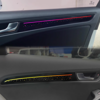 Éclairage intérieur LED pour voiture ZX Audi A4L B8 Q5 2009-2017, éclairage ambiant ciel étoilé 64 couleurs, ABS+LED 12V, accessoires décoratifs