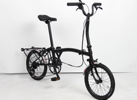Vélo de route pliable léger MINT 16 pouces 7/9 vitesses avec freins C, cadre en acier chromoly, guidon S/M, roues en aluminium, capacité de charge 150 kg