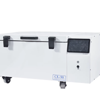 Congélateur horizontal double température pour supermarché 200L 300L 500L, réfrigérateur pour viande congelée, prix compétitif, moteur central
