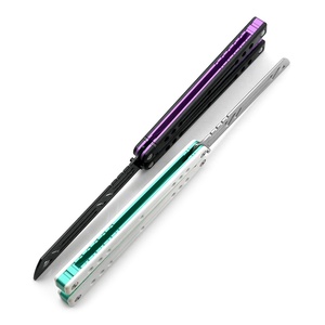 <span class=keywords><strong>Couteau</strong></span> papillon Suifeng Squid Nautilus V2 non affûté, manche G10, personnalisable, pour entraînement et pratique - Product Image 3