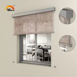 OEM ODM stores de fenêtre extérieurs hdpe stores roulants verticaux avec une largeur de 1m à 6m