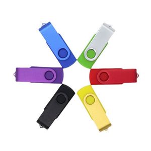 ขายดี ใหม่ล่าสุด แฟลชไดร์ฟแบบหมุนได้เร็วที่สุด คอมพิวเตอร์สติ๊ก USB 2.0 พลาสติก 128GB 64GB 8GB 16GB 32GB รับประกัน 1 ปี - Product Image 2