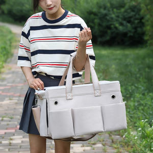 Лидер продаж, роскошная дышащая сумка для переноски домашних животных, складная переносная многокарманная вентилируемая дорожная сумка-Органайзер, прочная сетка на молнии - Product Image 2