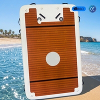 Plateforme flottante gonflable robuste en Drop Stitch pour lac, bateau, océan – Quai gonflable antidérapant et portable – Vente en gros
