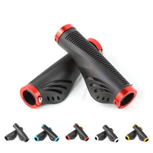 Mountain <b>Bike</b> Handlebar Grips 22.2mm Tpr Rubber With Aluminum Ends For Mountain <b>Bikes</b> - Product Image 5