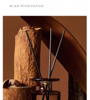Coffret cadeau d'aromathérapie de luxe au design personnalisé pot en verre brun d'aromathérapie pour la maison diffuseur de roseaux en pierres précieuses
