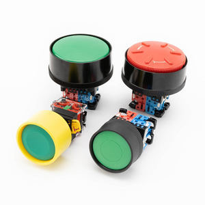 Bouton poussoir d'arrêt d'<span class=keywords><strong>urgence</strong></span> AR30V1E, démarrage à deux mains AR30B2R, trou <span class=keywords><strong>de</strong></span> montage 30 mm, interrupteur d'alimentation vert 3C non intelligent - Product Image 5