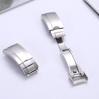 Boucle de montre à glissière pliante pour Rolex Daytona Water Ghost Submariner Bracelet de montre Bracelet d'accessoires de montre en silicone