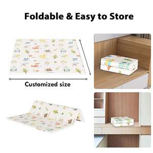 سجادة أطفال مخصصة، بساط لعب قابل للطي، مقاوم للماء وغير سام وصديق للبيئة، مصنوع من الراتنج الرغوي للأطفال الصغار - Product Image 5