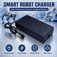 Chargeur de batterie Lifepo4 sans ventilateur haute efficacité 100-240VAC 8S 24V 20A 29.2V pour robot drone