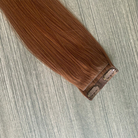 Extensions de cheveux européens de luxe blondes, trame unique, 100% cheveux humains, clips invisibles, extensions vierges Remy