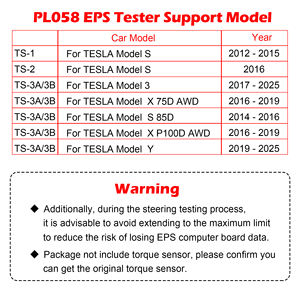 WOYO PL058 para <span class=keywords><strong>Tesla</strong></span> EPS <span class=keywords><strong>Tester</strong></span> Detector De Motor De Direcção Hidráulica em Banco Elétrica <span class=keywords><strong>Tester</strong></span> Direcção - Product Image 6