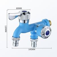 Fabricant Robinet d'évier à lavabo unique de couleur personnalisée Robinets mélangeurs d'eau pour salle de bain Machine à laver extérieure