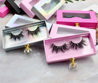 Dramatique Faux Faux Cils Épais Cils Naturels Cils Vison 25mm Cils 3d Cils Vendeur
