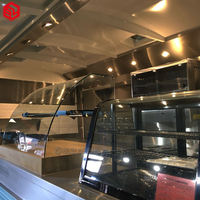 Camion de restauration Pizza Café Fast-food avec cuisine complète Hamburger Frites Camion de restauration rapide