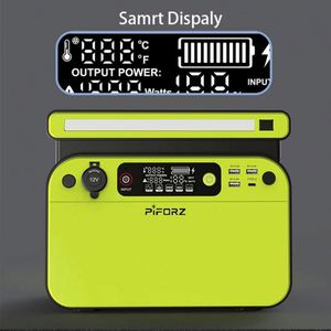 อินเวอร์เตอร์จัดเก็บพลังงานออลอินวัน 300W 896Wh พร้อมฟังก์ชัน UPS คลื่นไซน์บริสุทธิ์ สถานีพลังงานแสงอาทิตย์แบบพกพา 500W 1000W 2000WH - Product Image 3