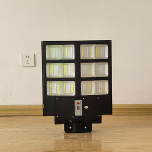 200W IP65 không thấm nước ngoài trời dẫn ánh sáng đường phố điều khiển từ xa thời gian năng lượng mặt trời đèn lũ + Điều khiển từ xa + Thời gian IP65 Đèn Ngoài Trời - Product Image 1