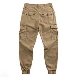 กางเกงคาร์โก้ผู้ชายผ้าฝ้ายคุณภาพสูงขายส่ง หลายกระเป๋า ใส่โลโก้ได้ตามต้องการ - Product Image 6