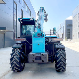 चीनी टेलीहैंडलर फोर्कफ्लुटर लोडर 10 मीटर 120 एचपी घूर्णन 5 टन डीजल विशाल टेलीहैंडलर टेलीस्कोपिक लोडर - Product Image 6