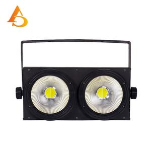 Produit populaire : Projecteur PAR LED COB 200W en aluminium noir à 2 yeux, éclairage chaud et froid - Product Image 2