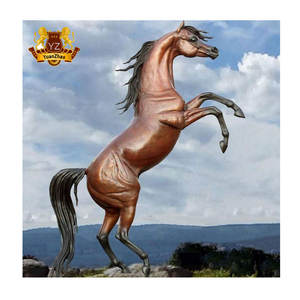 Décoration extérieure personnalisée moderne grandeur nature cheval <span class=keywords><strong>arabe</strong></span> statue en bronze en métal coulé statue de cheval <span class=keywords><strong>arabe</strong></span> en bronze - Product Image 1
