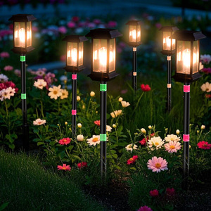 Lampada solare a LED <span class=keywords><strong>da</strong></span> <span class=keywords><strong>giardino</strong></span> <span class=keywords><strong>per</strong></span> esterno impermeabile montante a <span class=keywords><strong>terra</strong></span> lampada IP54 gradazione luce bianca calda <span class=keywords><strong>per</strong></span> la decorazione del cortile del <span class=keywords><strong>giardino</strong></span> - Product Image 4