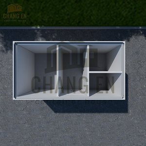 DYCE1 Maison préfabriquée en acier de luxe à structure plate, 3 chambres, cabine à double enveloppe, grande villa, bâtiment de bureaux, cantine, restaurant, hôtel - Product Image 4