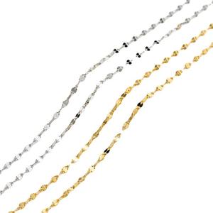 อุปกรณ์ทำเครื่องประดับเงินแท้ S925 สำหรับไข่มุก DIY ชุดสร้อยข้อมือและสร้อยคอแบบเปล่า สไตล์แฟชั่น 9289 อุปกรณ์ตกแต่งเครื่องประดับ - Product Image 3