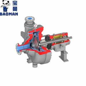 Pompe à boue pneumatique série LC en acier inoxydable, à montage horizontal sur châssis, à aspiration axiale, à une seule étape - Product Image 5