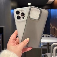 Coque de téléphone en TPU souple, simple, mate, givrée, anti-jaunissement, pour iPhone 11 12 13 14 15 16 17 Pro Max