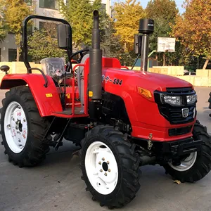 Tractor máquina agrícola tractor 4wd 50hp 70hp 80hp 90HP 100hp 120hp con cubo para la venta