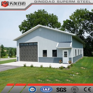 Structure en acier léger multi-usage Maison préfabriquée <span class=keywords><strong>Garage</strong></span> voiture double <span class=keywords><strong>porte</strong></span> Carport Camion Parking Entrepôt avec design - Product Image 5