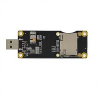 Câble USB industriel Mini PCIe 40 broches 4G LTE (4PIN PH2.54) avec emplacement pour carte SIM, fils de liaison pour breadboard, WWAN/LTE