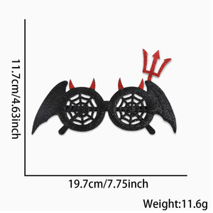 Gafas de Halloween Divertidas con Diseño de <span class=keywords><strong>Fantasma</strong></span>, Calabaza y Murciélago para Niños, Ideales para Parques de Diversiones, Centros Comerciales y Noches de Halloween, Monturas de Gafas para Fotos - Product Image 2