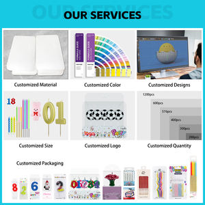 Оптовая продажа, китайская фабрика, классические спиральные свечи на день рождения с вечеринками - Product Image 6