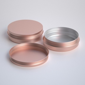 Envase Redondo de Aluminio de 180g/ml, Reciclado, para Crema Cosmética, Tarro de Aluminio para Crema Cosmética - Product Image 5