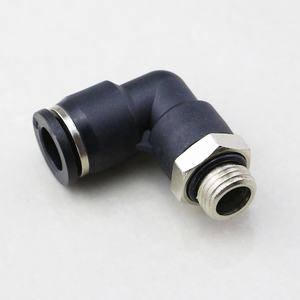 90 Grad <span class=keywords><strong>PL</strong></span>-G BSP 1/8 "1/4" 3/8 "1/2" 4mm 6mm 8mm 10mm 12mm 16mm Push-to-Connect Union Elbow <span class=keywords><strong>PL</strong></span> Kunststoff-Druckluft anschluss - Product Image 3