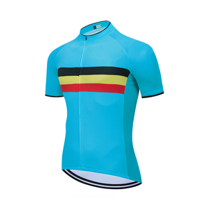 Nouveau 2025 été à manches courtes équipe <span class=keywords><strong>belgique</strong></span> <span class=keywords><strong>cyclisme</strong></span> maillot hauts Ropa Ciclismo hommes vélo vêtements vélo vêtements <span class=keywords><strong>cyclisme</strong></span> vêtements - Product Image 2