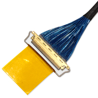 Kabel ekstensi 20453 LVDS 40 IPPEX 20 Lcd IPPEX koaksial mikro 30 Pin Lvds